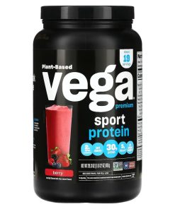 Vega, Sport, Plant-Based Premium Protein Powder, Berry, 1 lb 12 oz (801 g)