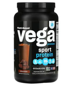 Vega, Sport, Plant-Based Premium Protein Powder, Chocolate, 1 lb 13.5 oz (837 g)
