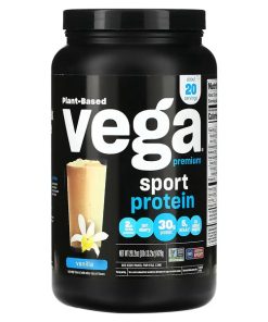 Vega, Sport, Plant-Based Premium Protein Powder, Vanilla, 29.2 oz (828 g)