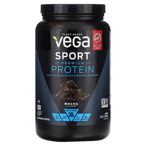 Vega, Sport Premium Protein Powder, Mocha, 28.6 oz (812 g)