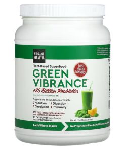 Vibrant Health, Green Vibrance +25 Billion Probiotics, Version 19.1, 32.97 oz (934.58 g)