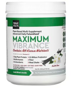 Vibrant Health, Maximum Vibrance, Version 6.1, Vanilla Bean, 618.6 g (21.82 oz)
