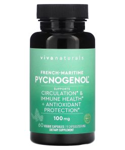 Viva Naturals, French-Maritime Pycnogenol, 100 mg, 60 Veggie Capsules