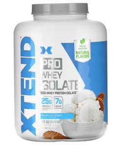 Xtend, Pro, Whey Isolate, Vanilla Ice Cream, 5 lb (2.27 kg)